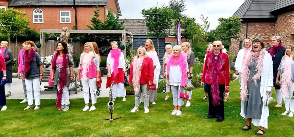 Singing at Chester Care homes
